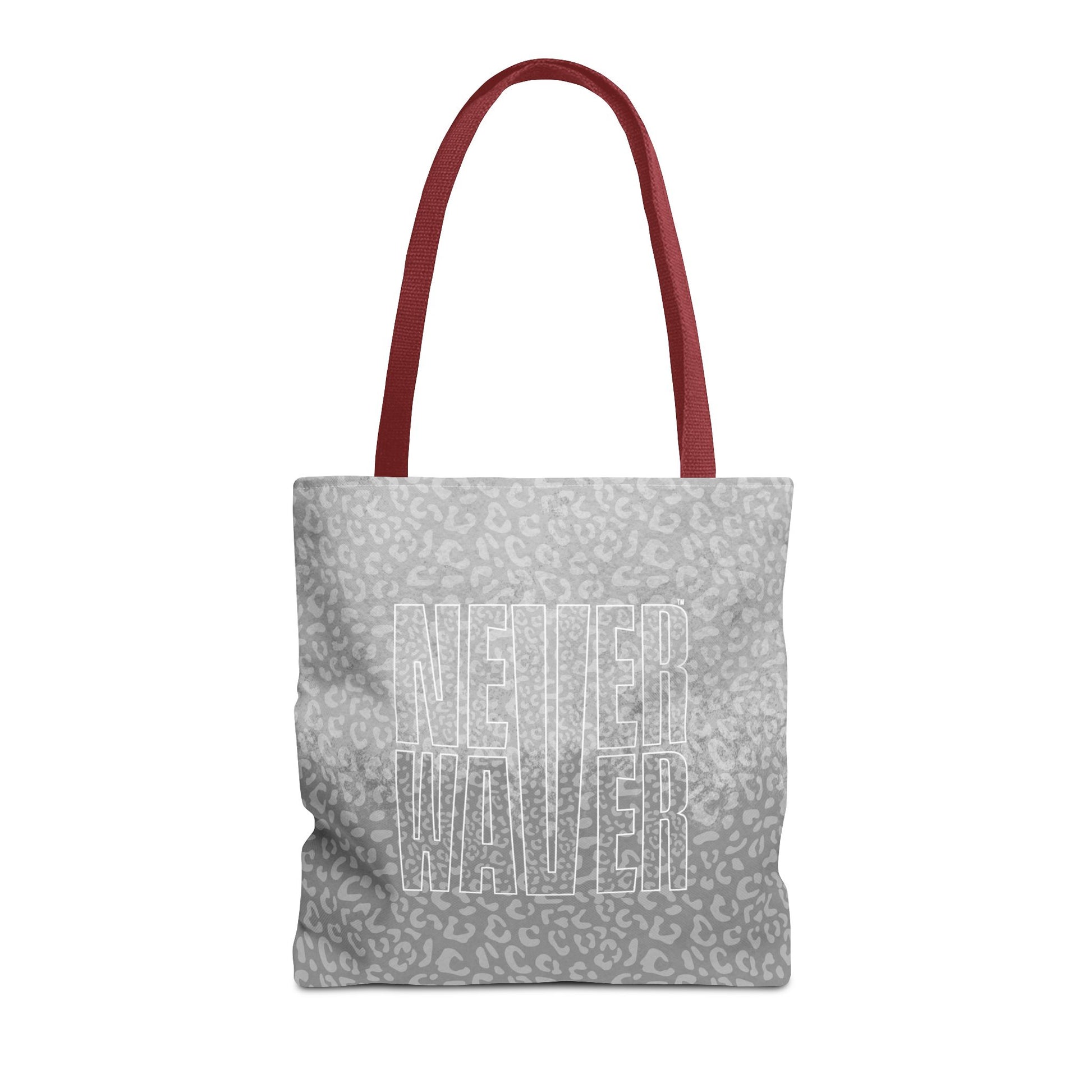 Never Waver Mamma Gray Leopard Tote Bag (AOP) - Never Waver
