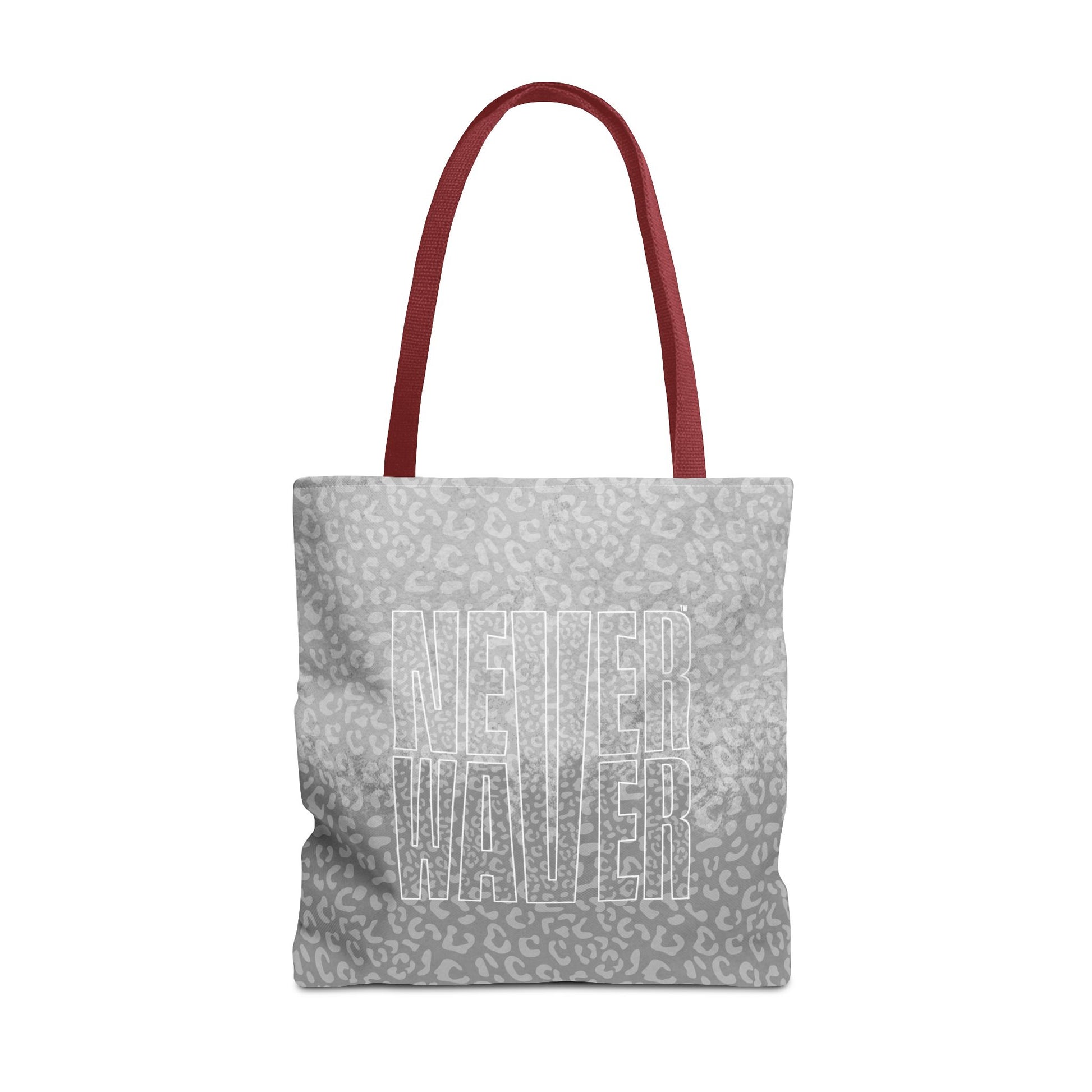 Never Waver Mamma Gray Leopard Tote Bag (AOP) - Never Waver