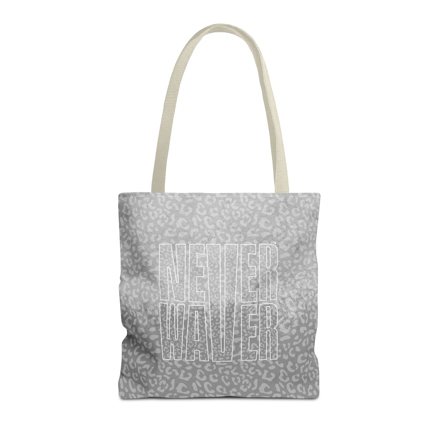 Never Waver Mamma Gray Leopard Tote Bag (AOP) - Never Waver