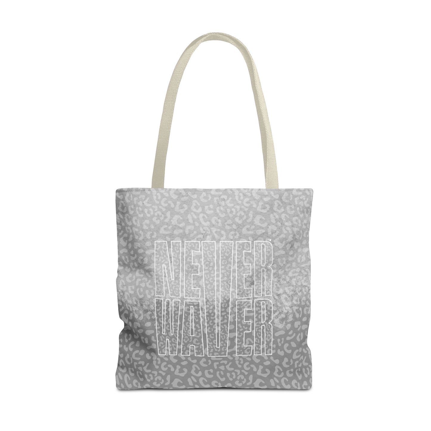 Never Waver Mamma Gray Leopard Tote Bag (AOP) - Never Waver