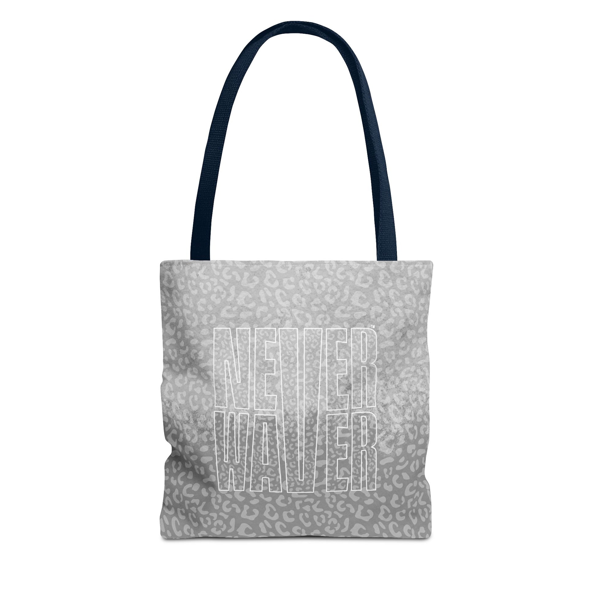 Never Waver Mamma Gray Leopard Tote Bag (AOP) - Never Waver