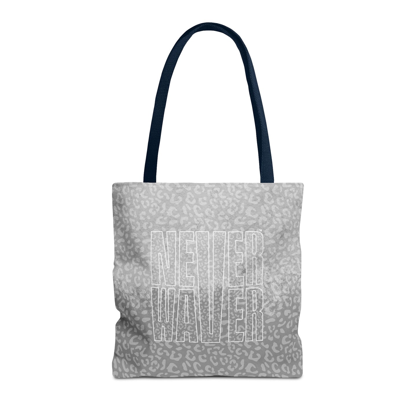 Never Waver Mamma Gray Leopard Tote Bag (AOP) - Never Waver