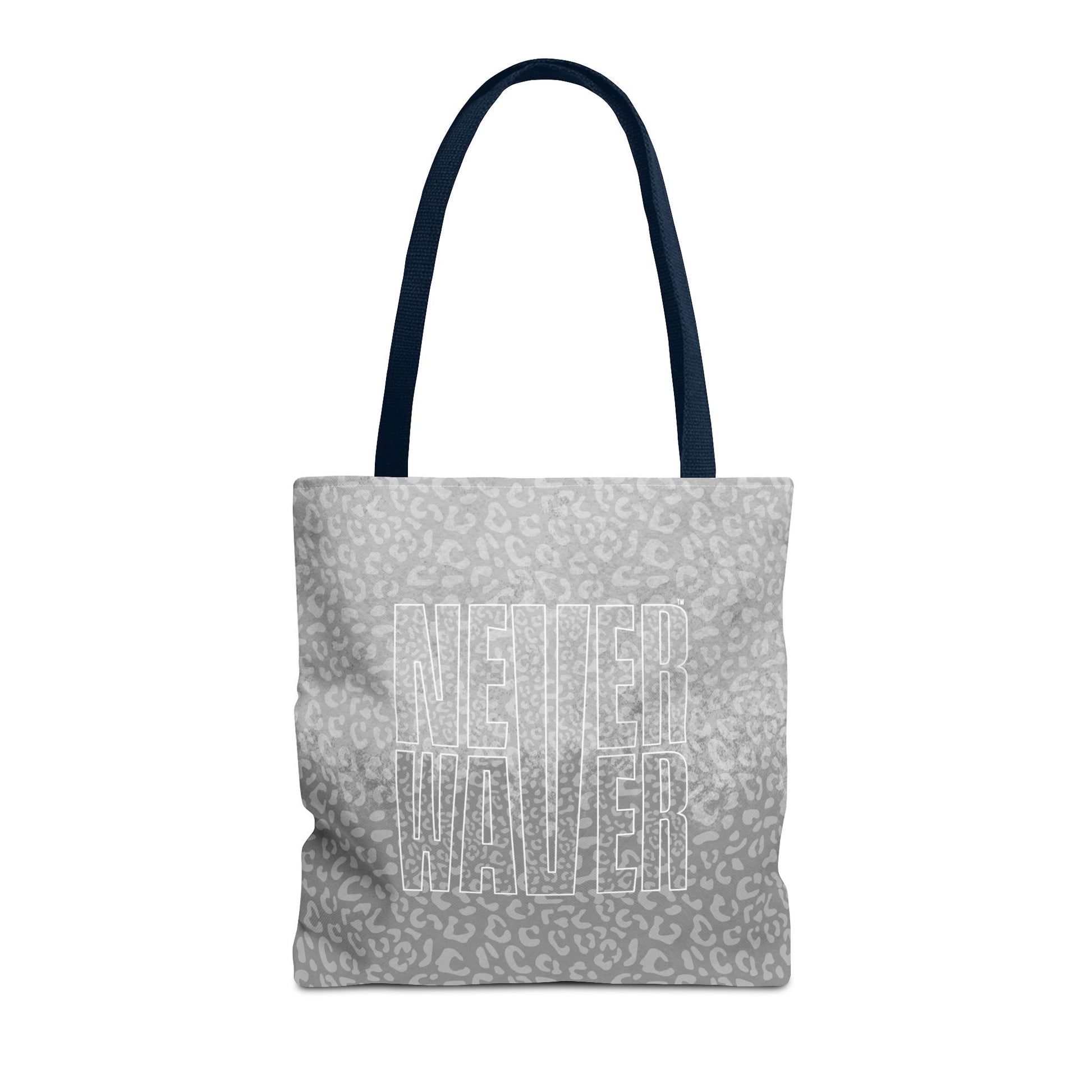 Never Waver Mamma Gray Leopard Tote Bag (AOP) - Never Waver