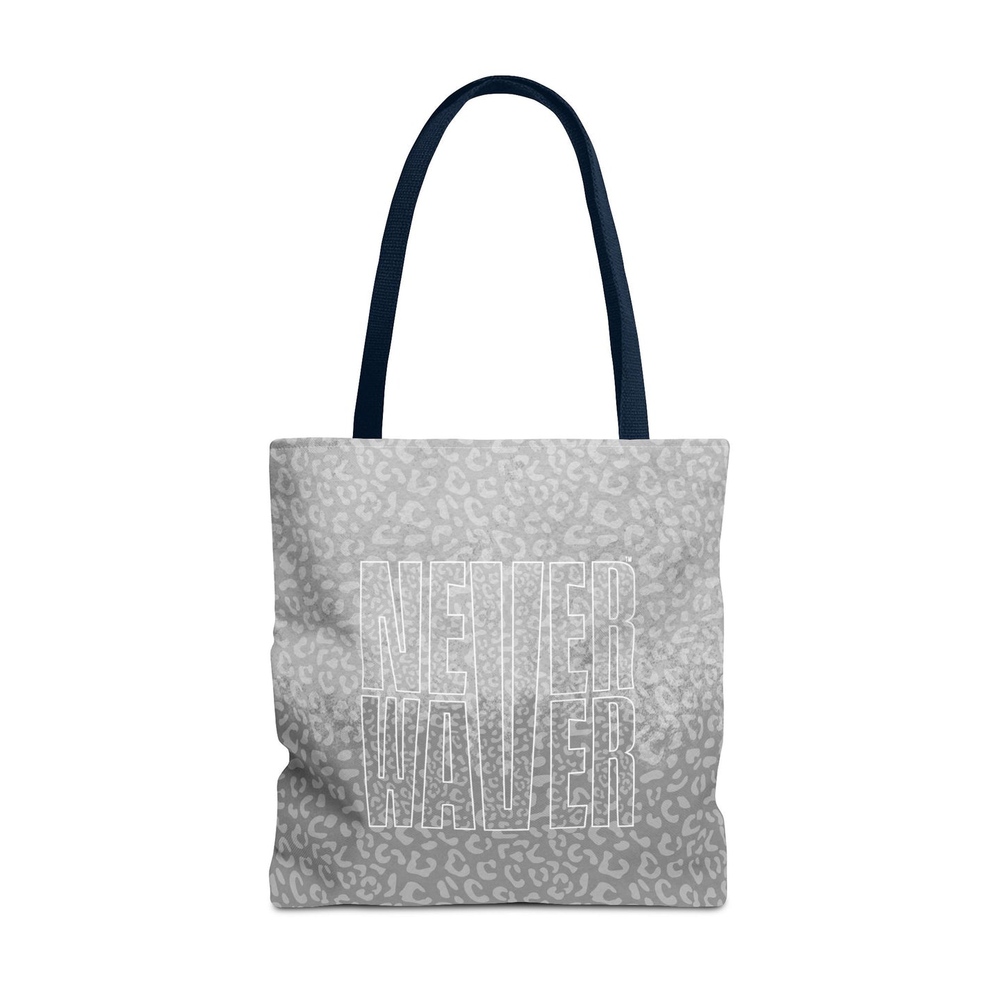 Never Waver Mamma Gray Leopard Tote Bag (AOP) - Never Waver