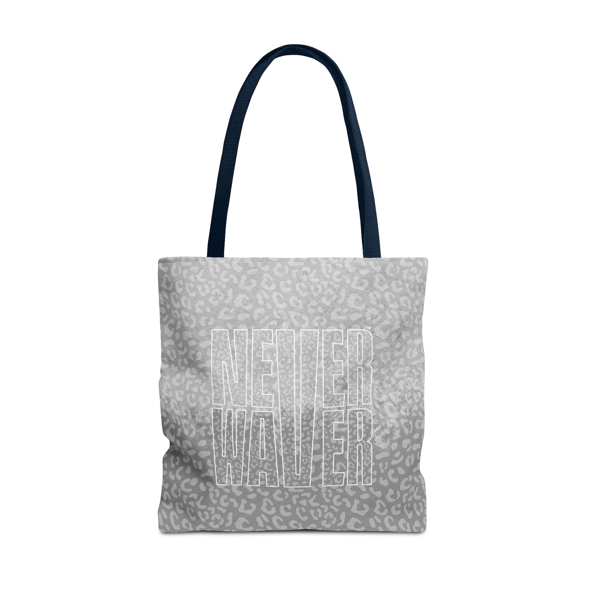 Never Waver Mamma Gray Leopard Tote Bag (AOP) - Never Waver