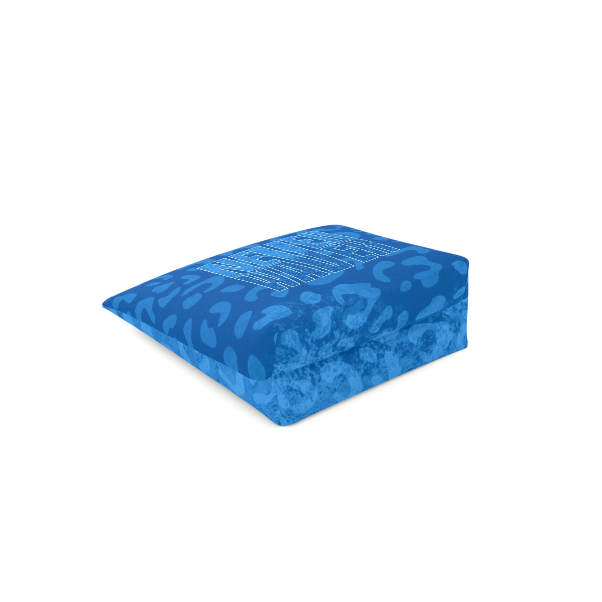 Never Waver Blue Leopard Cotton Cosmetic Bag - Never Waver