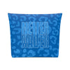 Never Waver Blue Leopard Cotton Cosmetic Bag - Never Waver
