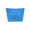 Never Waver Blue Leopard Cotton Cosmetic Bag - Never Waver