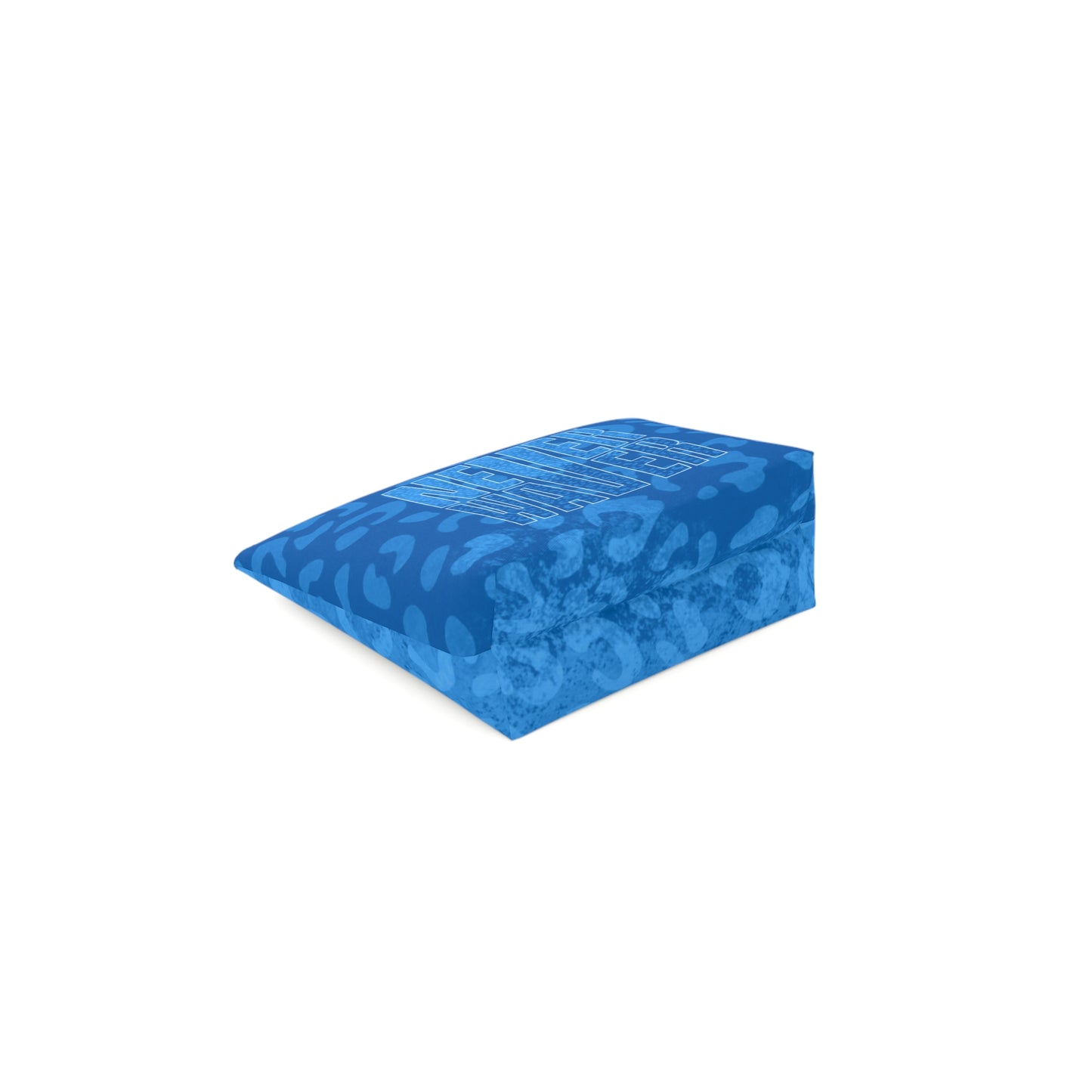Never Waver Blue Leopard Cotton Cosmetic Bag - Never Waver