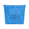 Never Waver Blue Leopard Cotton Cosmetic Bag - Never Waver
