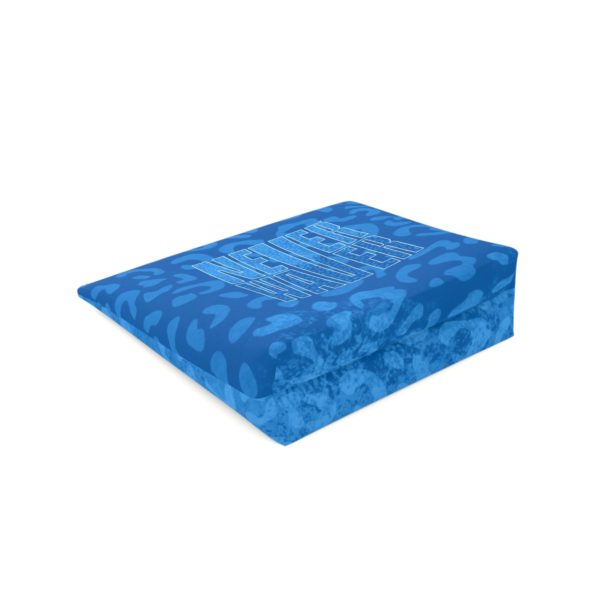 Never Waver Blue Leopard Cotton Cosmetic Bag - Never Waver