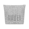 Never Waver  Gray Leopard Cotton Cosmetic Bag - Never Waver