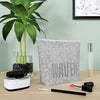 Never Waver  Gray Leopard Cotton Cosmetic Bag - Never Waver