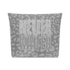 Never Waver  Gray Leopard Cotton Cosmetic Bag - Never Waver
