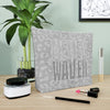Never Waver  Gray Leopard Cotton Cosmetic Bag - Never Waver