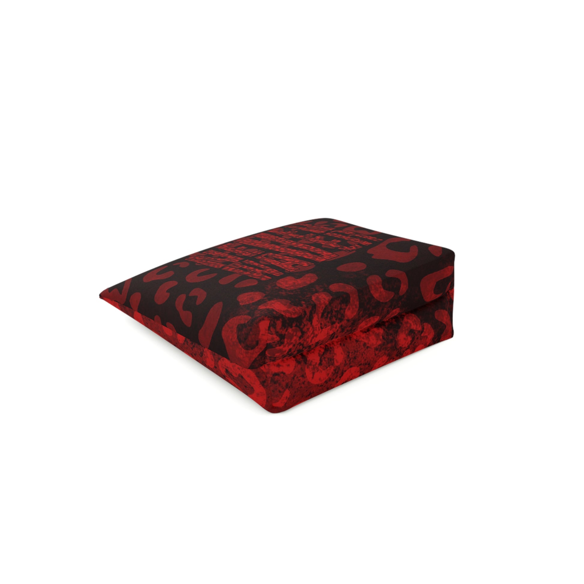 Never Waver Red Leopard Cotton Cosmetic Bag - Never Waver