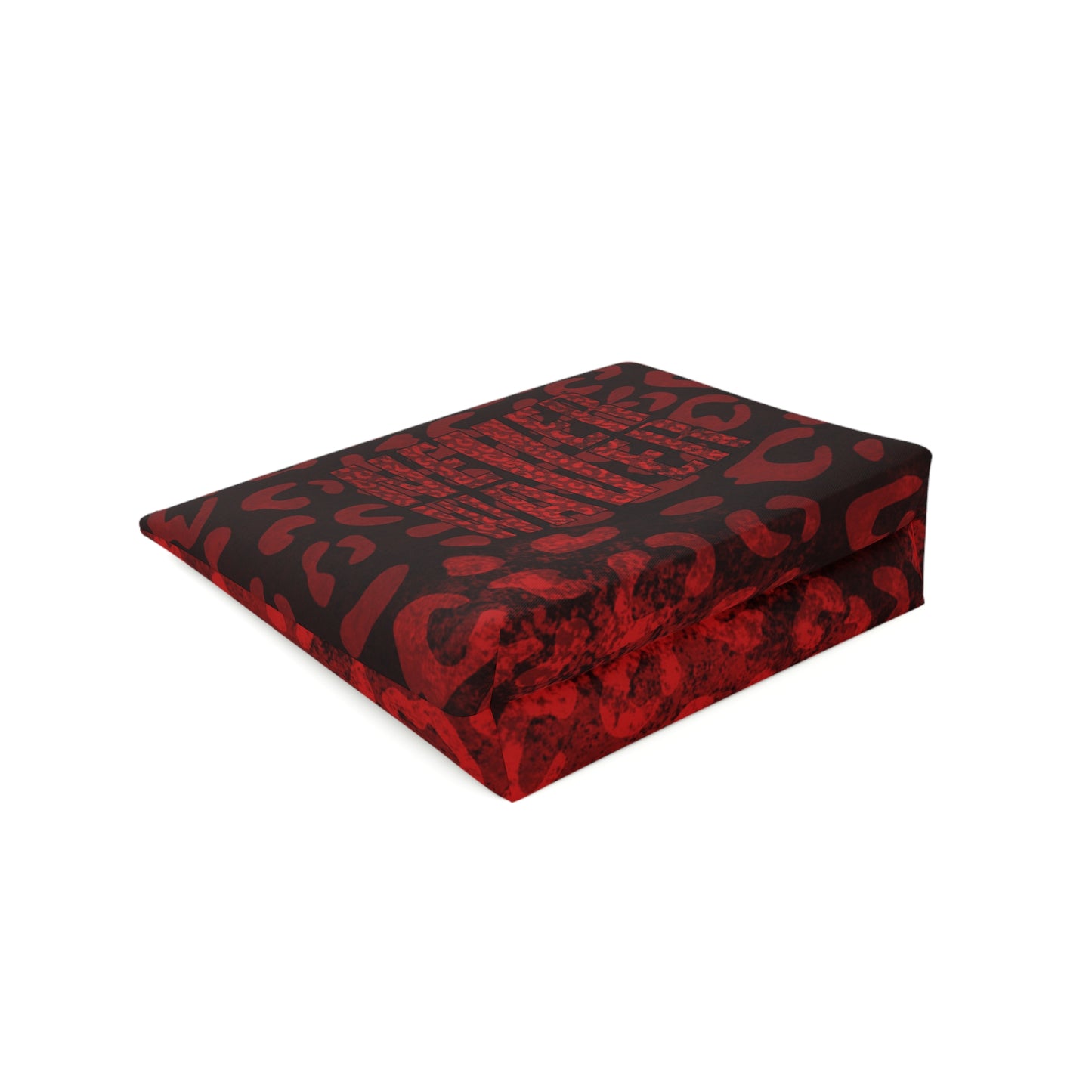 Never Waver Red Leopard Cotton Cosmetic Bag - Never Waver