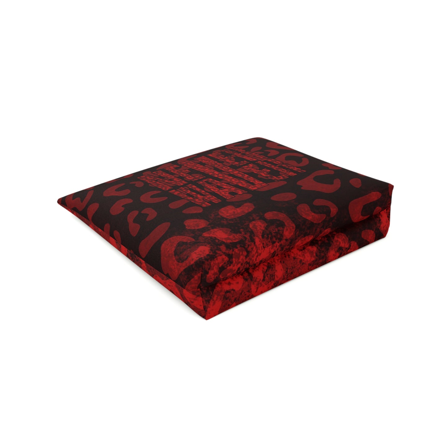 Never Waver Red Leopard Cotton Cosmetic Bag - Never Waver