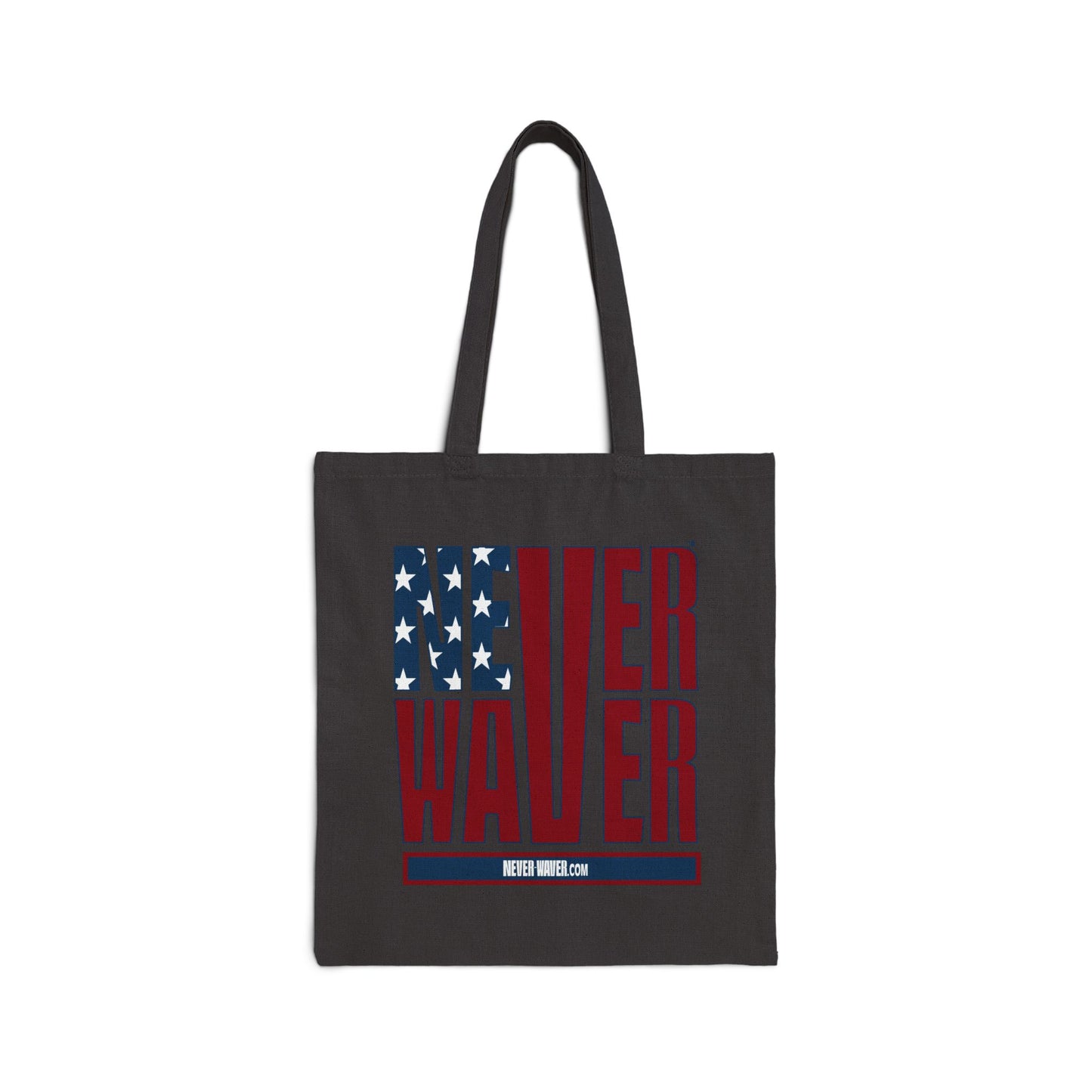 Never Waver Cotton Canvas Tote Bag - Never Waver