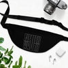 Never Waver Black Fanny Pack - Never Waver