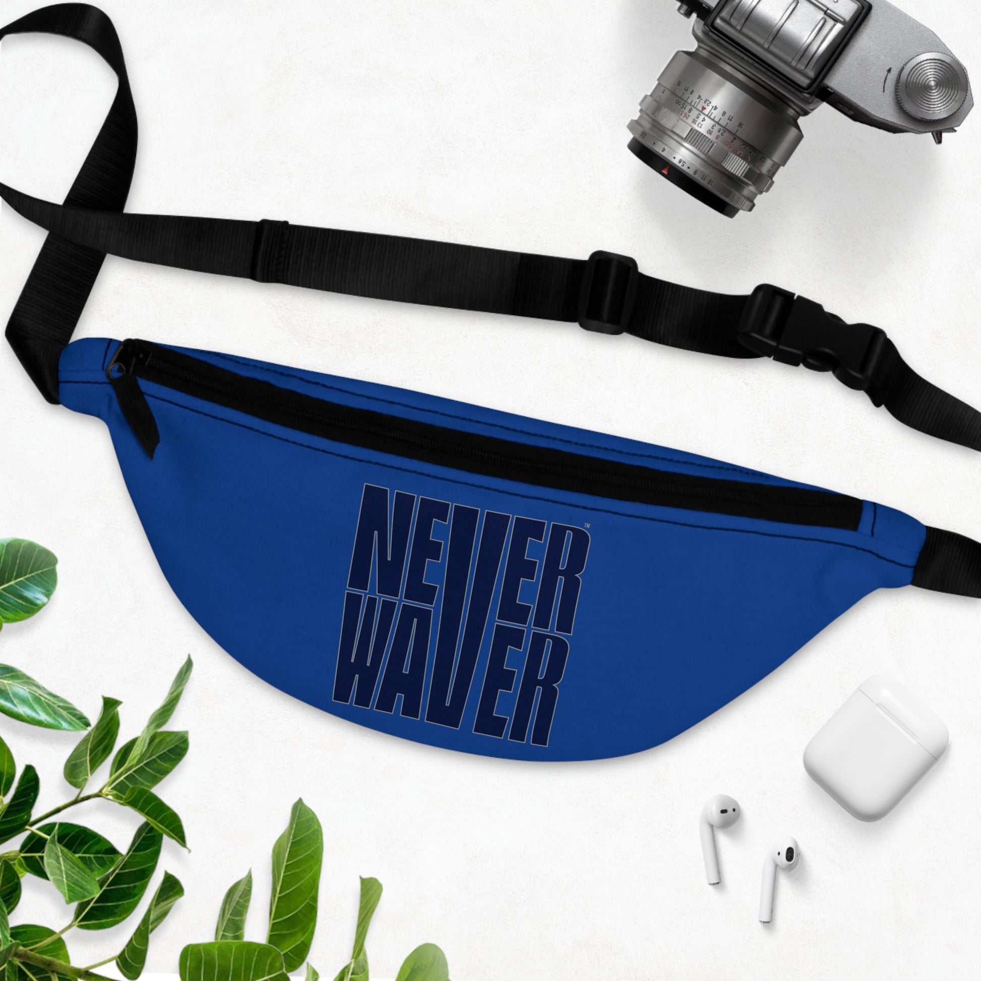 Never Waver Blue Fanny Pack - Never Waver