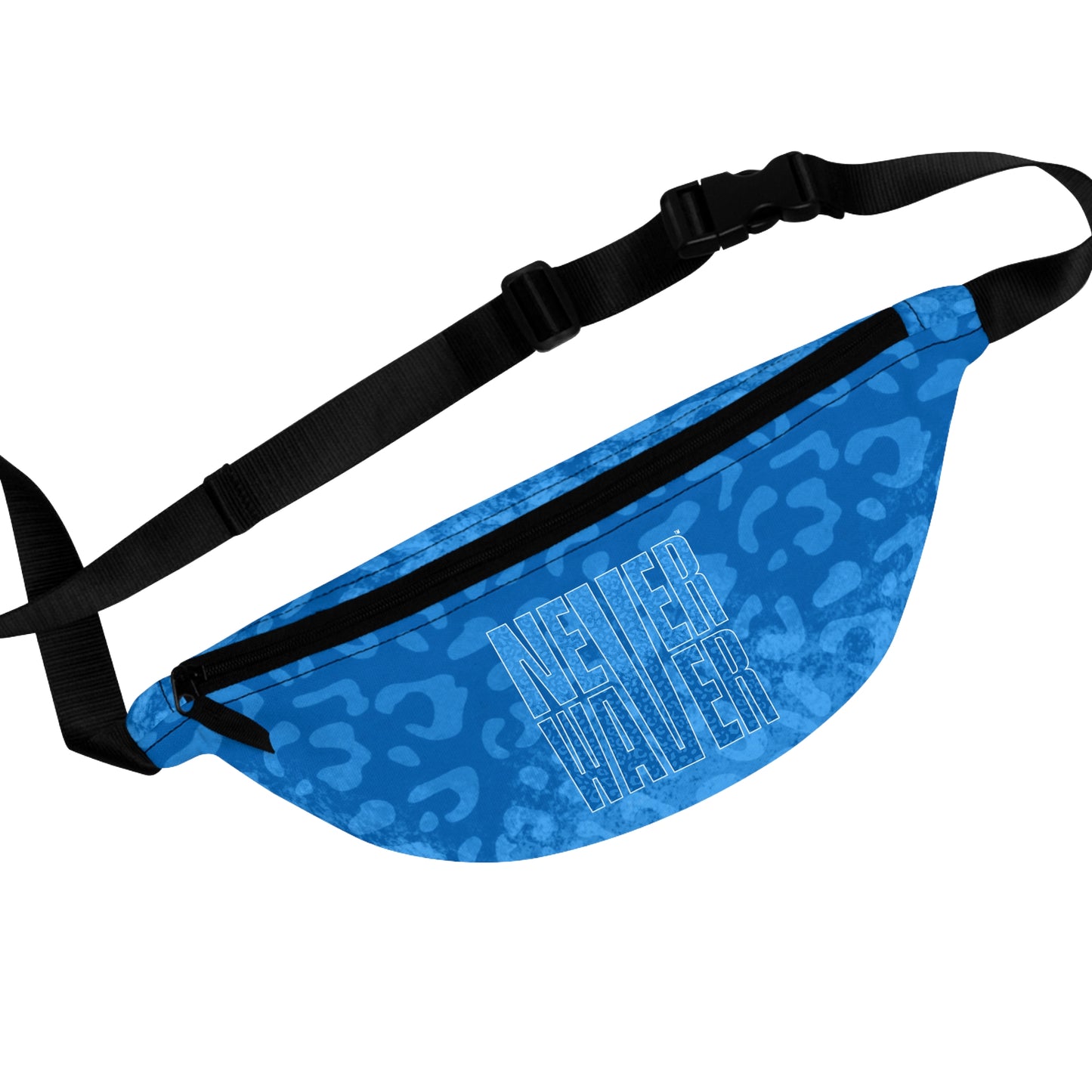 Never Waver Blue Leopard Fanny Pack - Never Waver