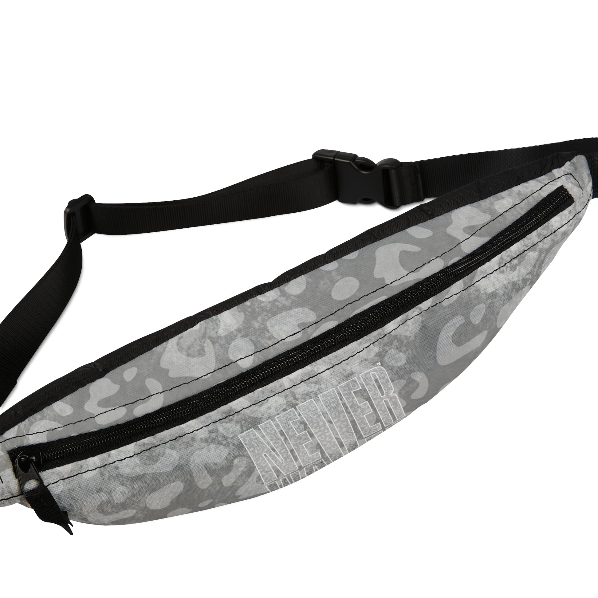 Never Waver Gray Leopard Fanny Pack - Never Waver