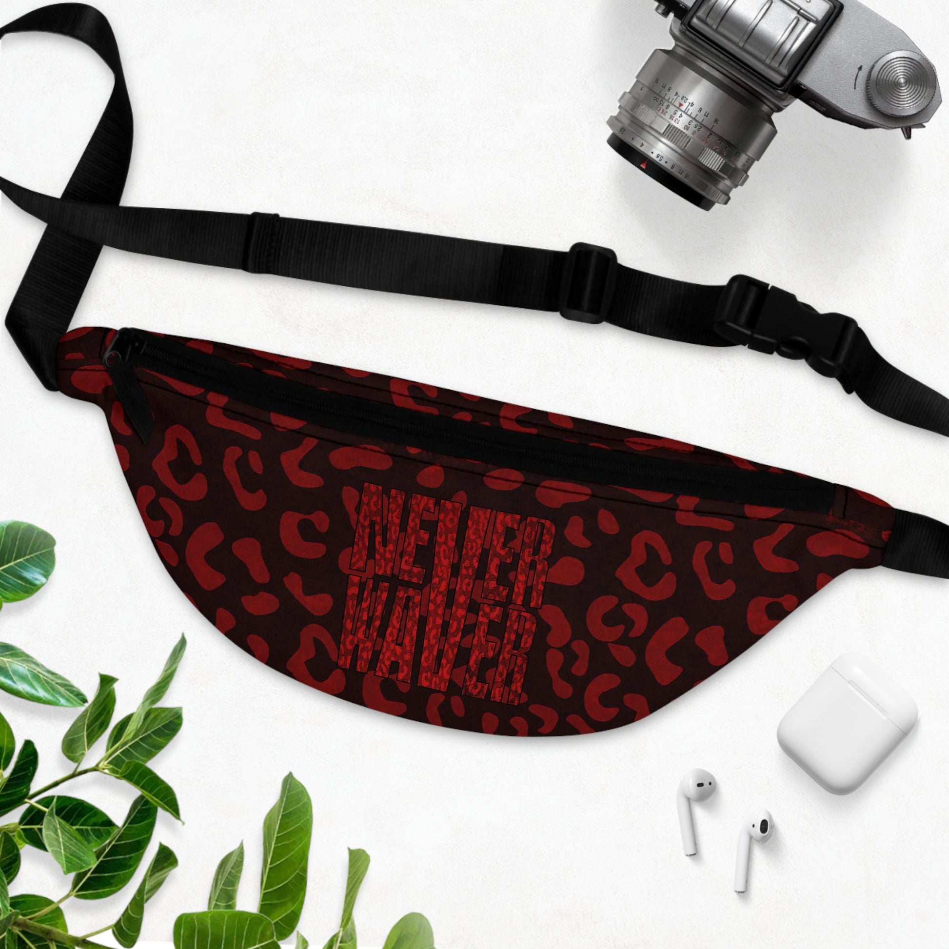 Never Waver Red Leopard Fanny Pack - Never Waver