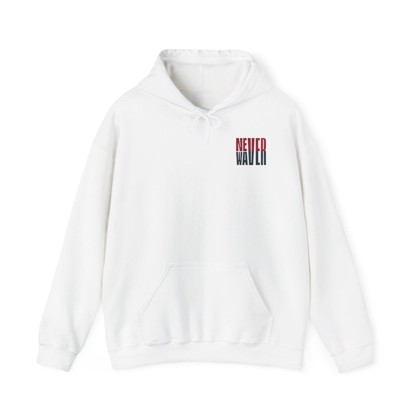 Huston Fans Never Waver W-Leopard Football Unisex Heavy Blend™ Hooded Sweatshirt - Never Waver