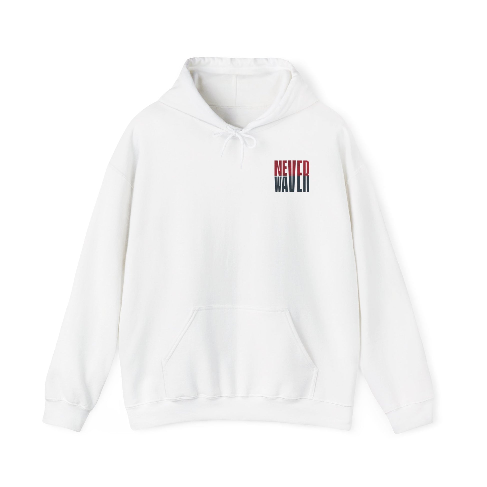 Huston Fans Never Waver W-Leopard Football Unisex Heavy Blend™ Hooded Sweatshirt - Never Waver