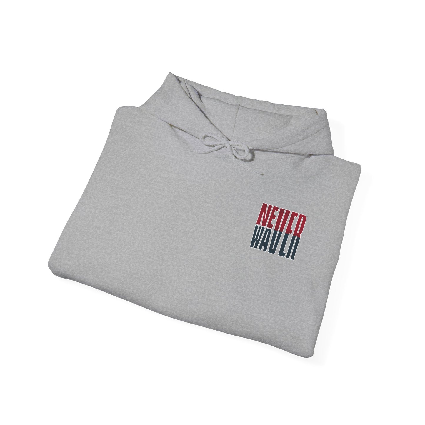 Huston Fans Never Waver W-Leopard Football Unisex Heavy Blend™ Hooded Sweatshirt - Never Waver