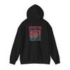 Huston Fans Never Waver W-Leopard Football Unisex Heavy Blend™ Hooded Sweatshirt - Never Waver