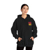 Kansas Fans Never Waver W-Leopard Football Unisex Heavy Blend™ Hooded Sweatshirt - Never Waver
