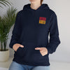 Kansas Fans Never Waver W-Leopard Football Unisex Heavy Blend™ Hooded Sweatshirt - Never Waver