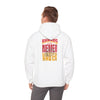 Kansas Fans Never Waver W-Leopard Football Unisex Heavy Blend™ Hooded Sweatshirt - Never Waver