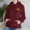 Kansas Fans Never Waver W-Leopard Football Unisex Heavy Blend™ Hooded Sweatshirt - Never Waver
