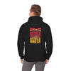 Kansas Fans Never Waver W-Leopard Football Unisex Heavy Blend™ Hooded Sweatshirt - Never Waver