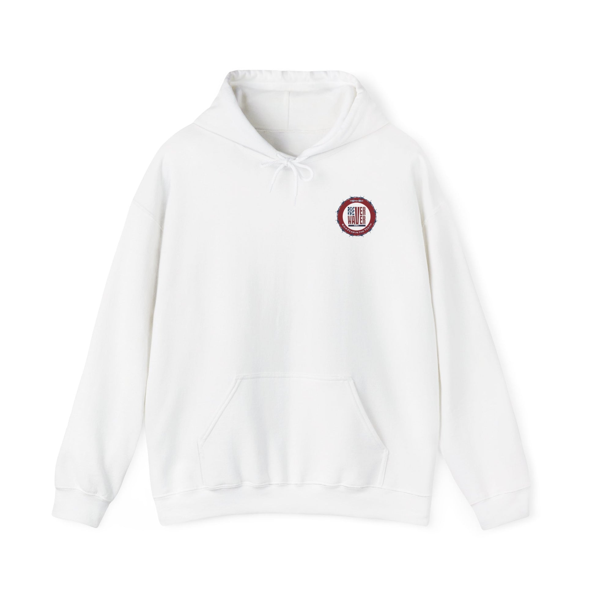 NEVER WAVER KICK FEAR IN THE TEETH Unisex Heavy Blend™ Hooded Sweatshirt - Never Waver