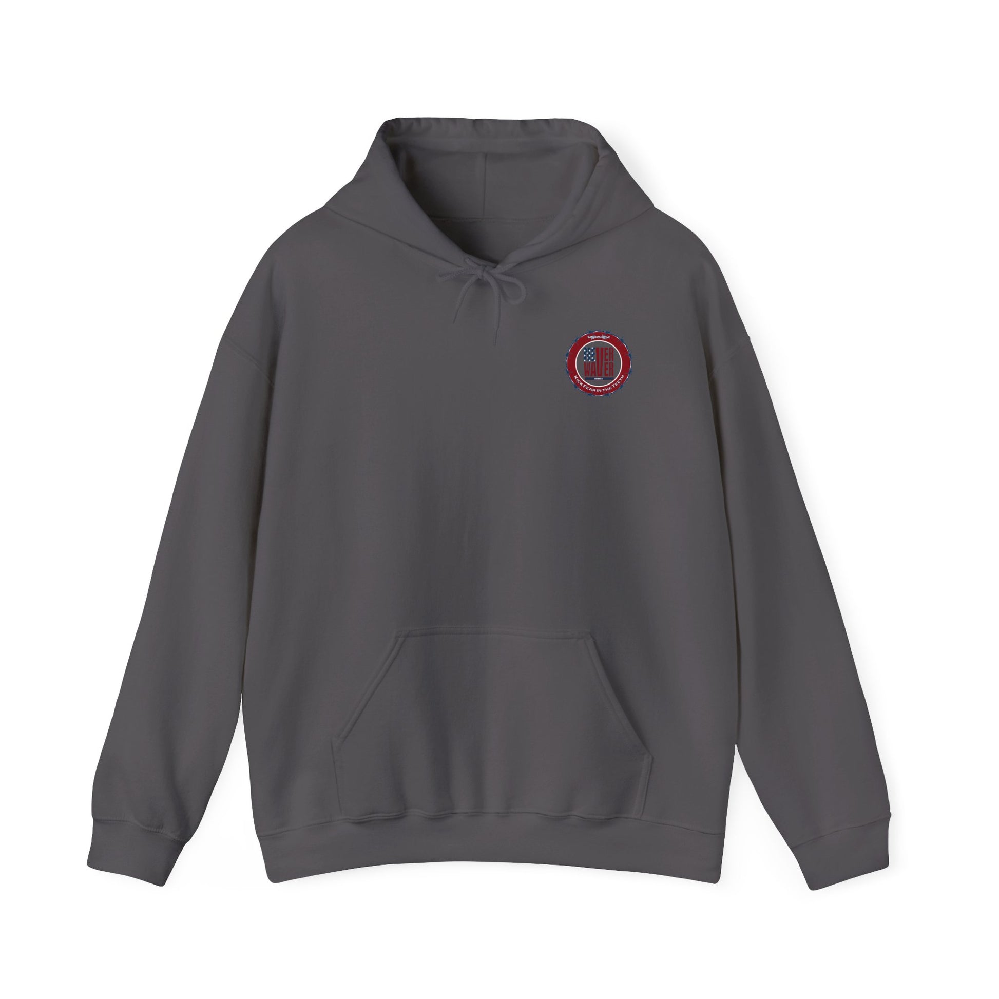 NEVER WAVER KICK FEAR IN THE TEETH Unisex Heavy Blend™ Hooded Sweatshirt - Never Waver