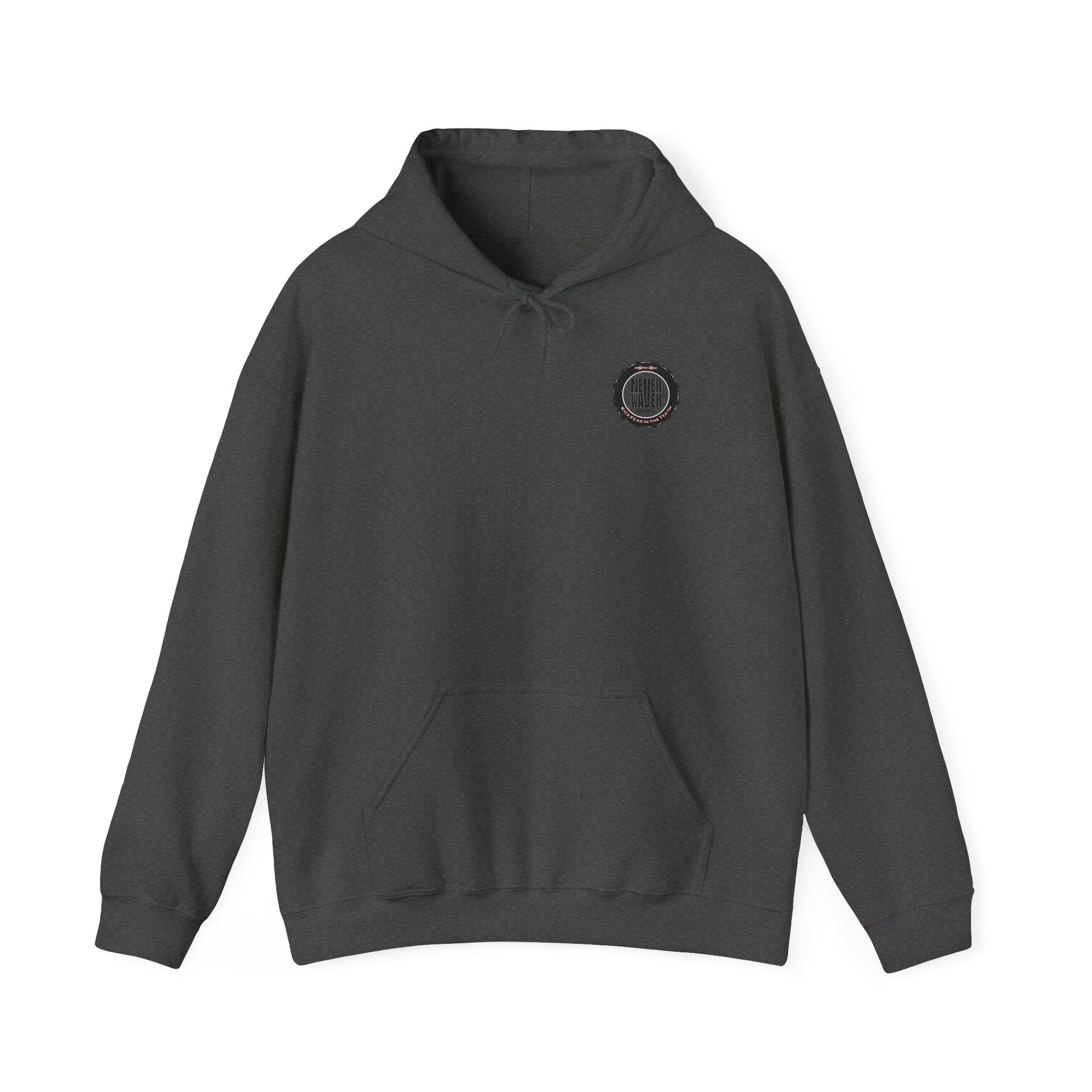 NEVER WAVER KICK FEAR IN THE TEETH Unisex Heavy Blend™ Hooded Sweatshirt - Never Waver