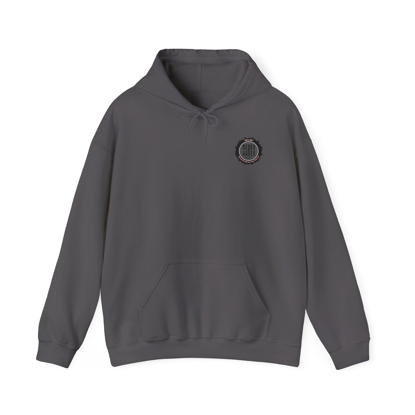 NEVER WAVER KICK FEAR IN THE TEETH Unisex Heavy Blend™ Hooded Sweatshirt - Never Waver