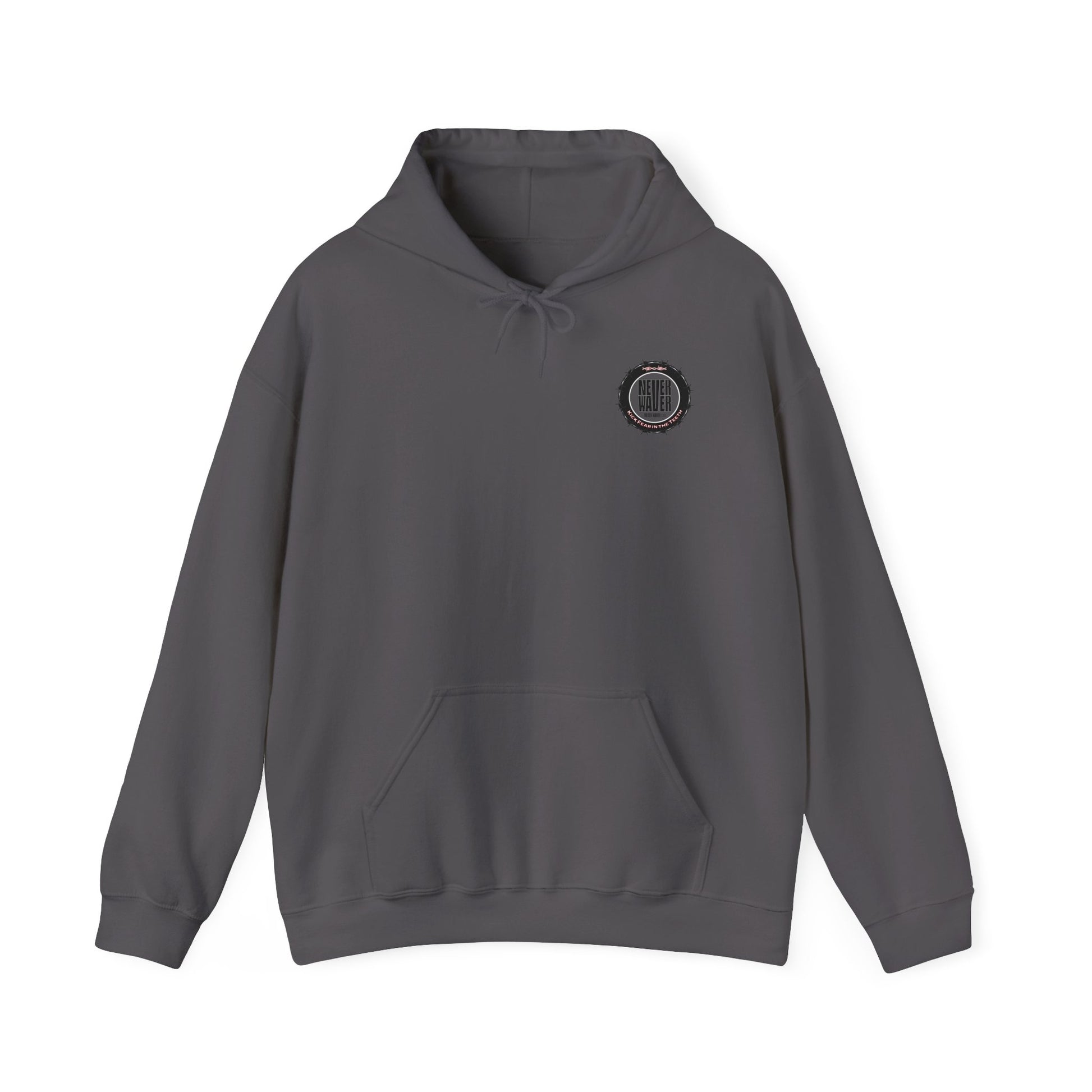 NEVER WAVER KICK FEAR IN THE TEETH Unisex Heavy Blend™ Hooded Sweatshirt - Never Waver