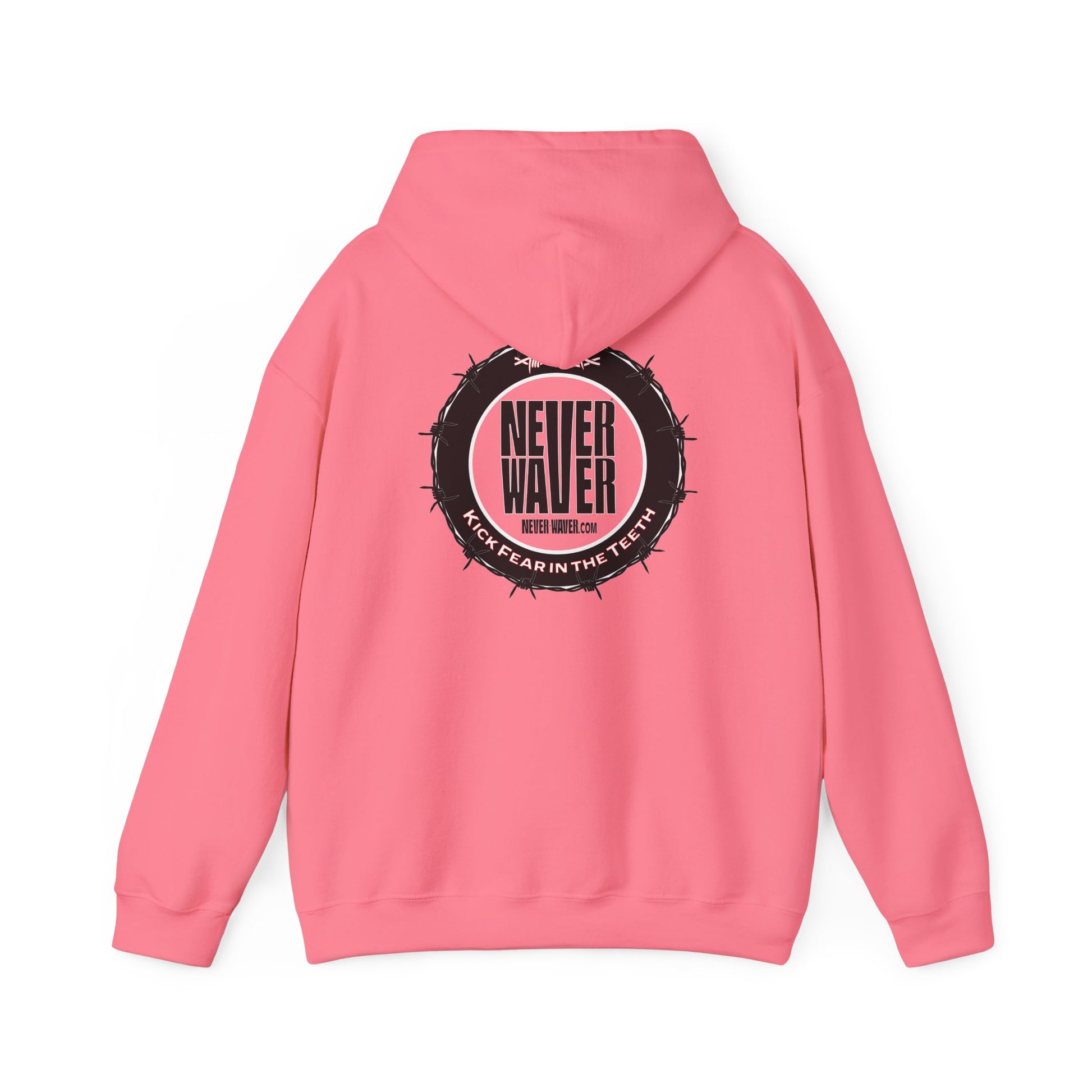 NEVER WAVER KICK FEAR IN THE TEETH Unisex Heavy Blend™ Hooded Sweatshirt - Never Waver
