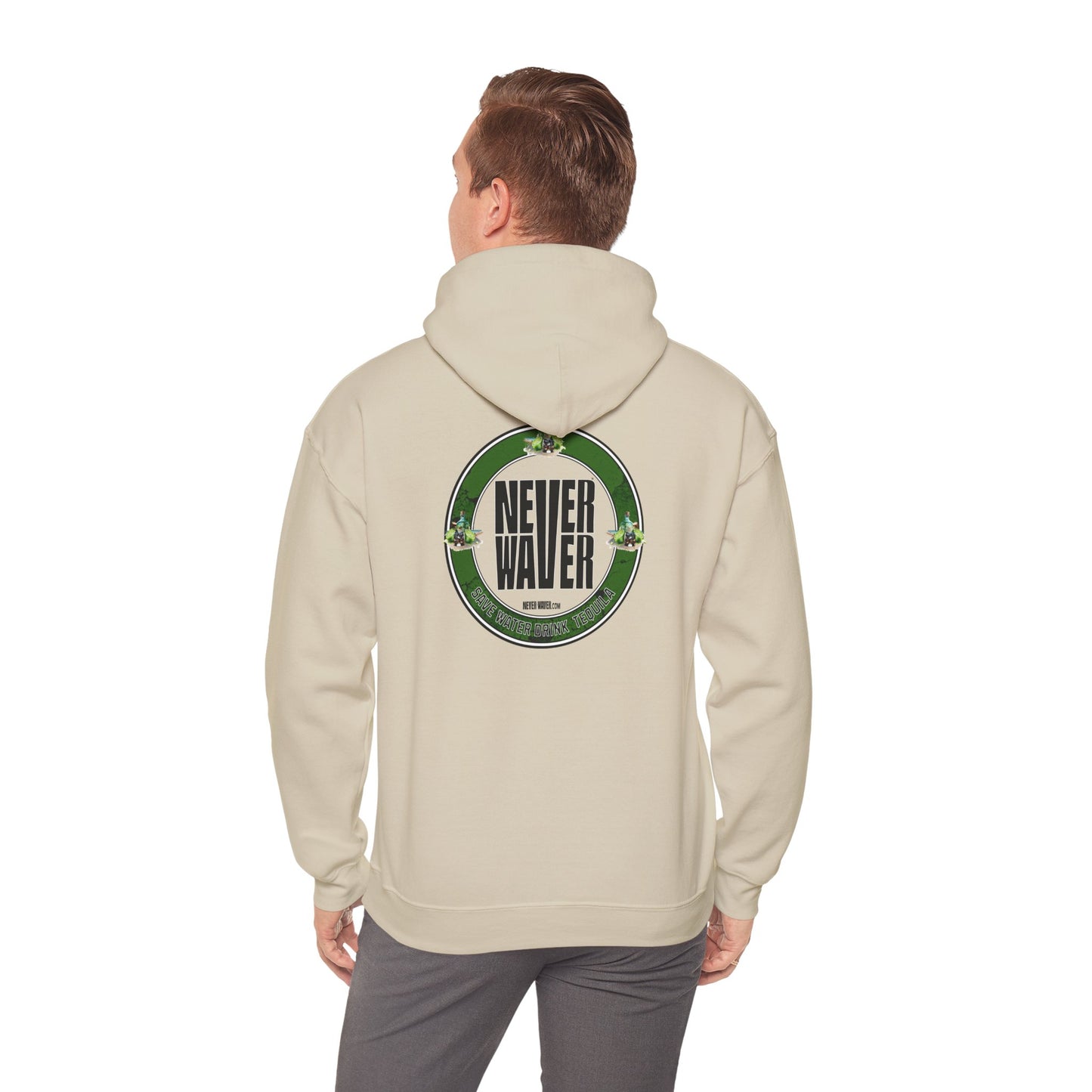 Never Waver Save Water Drink Tequila Unisex Heavy Blend™ Hooded Sweatshirt - Never Waver