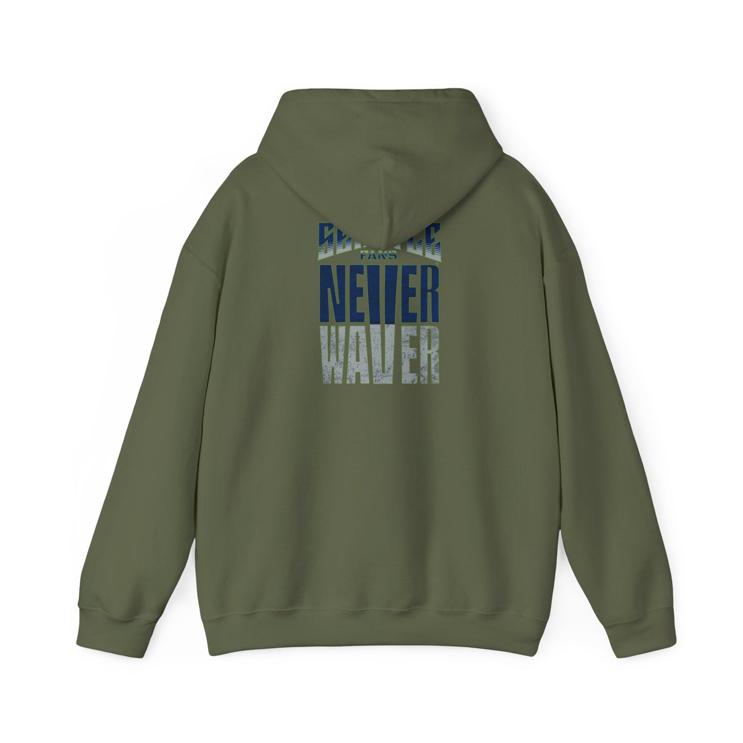 Seattle Fans Never Waver Unisex Heavy Blend™ Hooded Sweatshirt - Never Waver