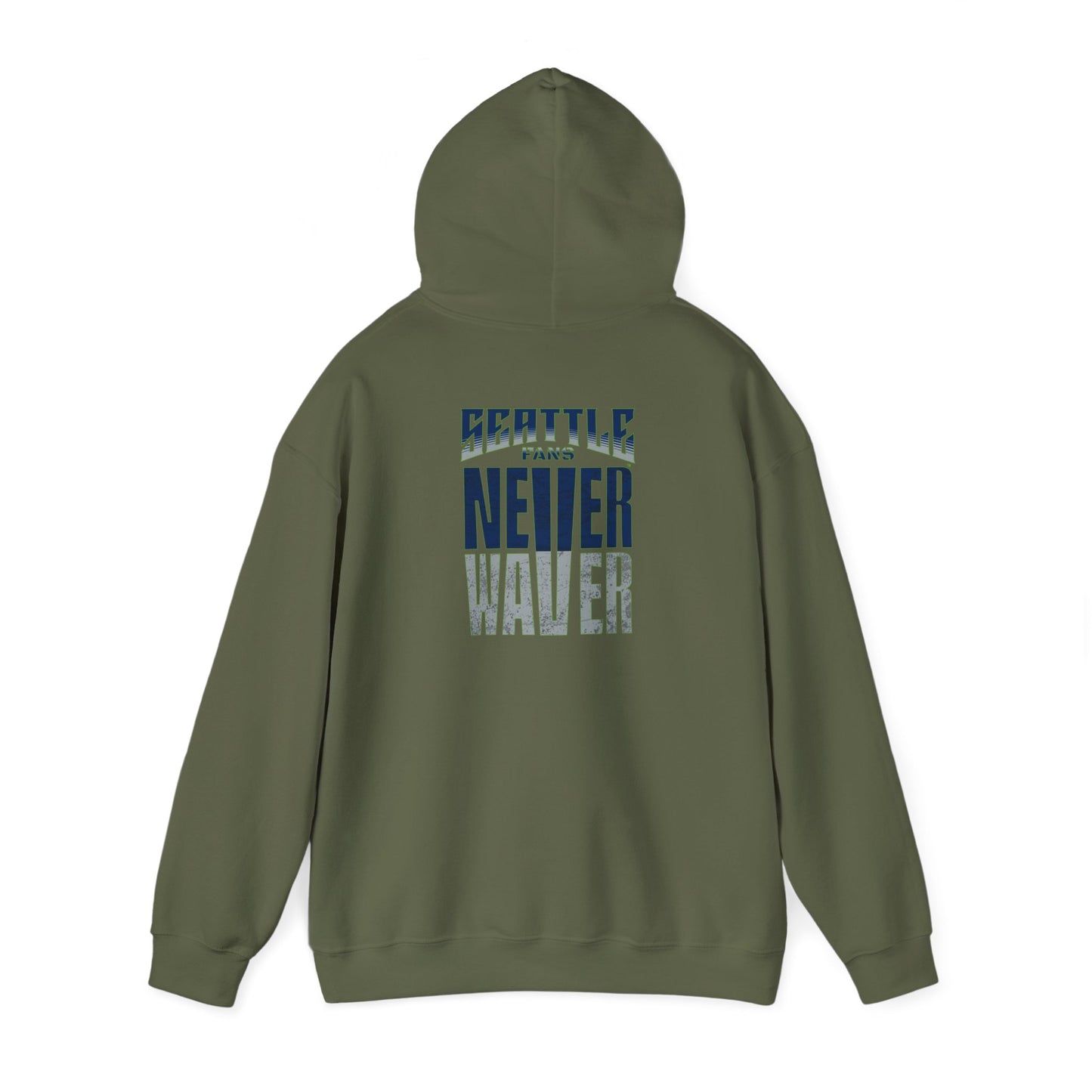 Seattle Fans Never Waver Unisex Heavy Blend™ Hooded Sweatshirt - Never Waver
