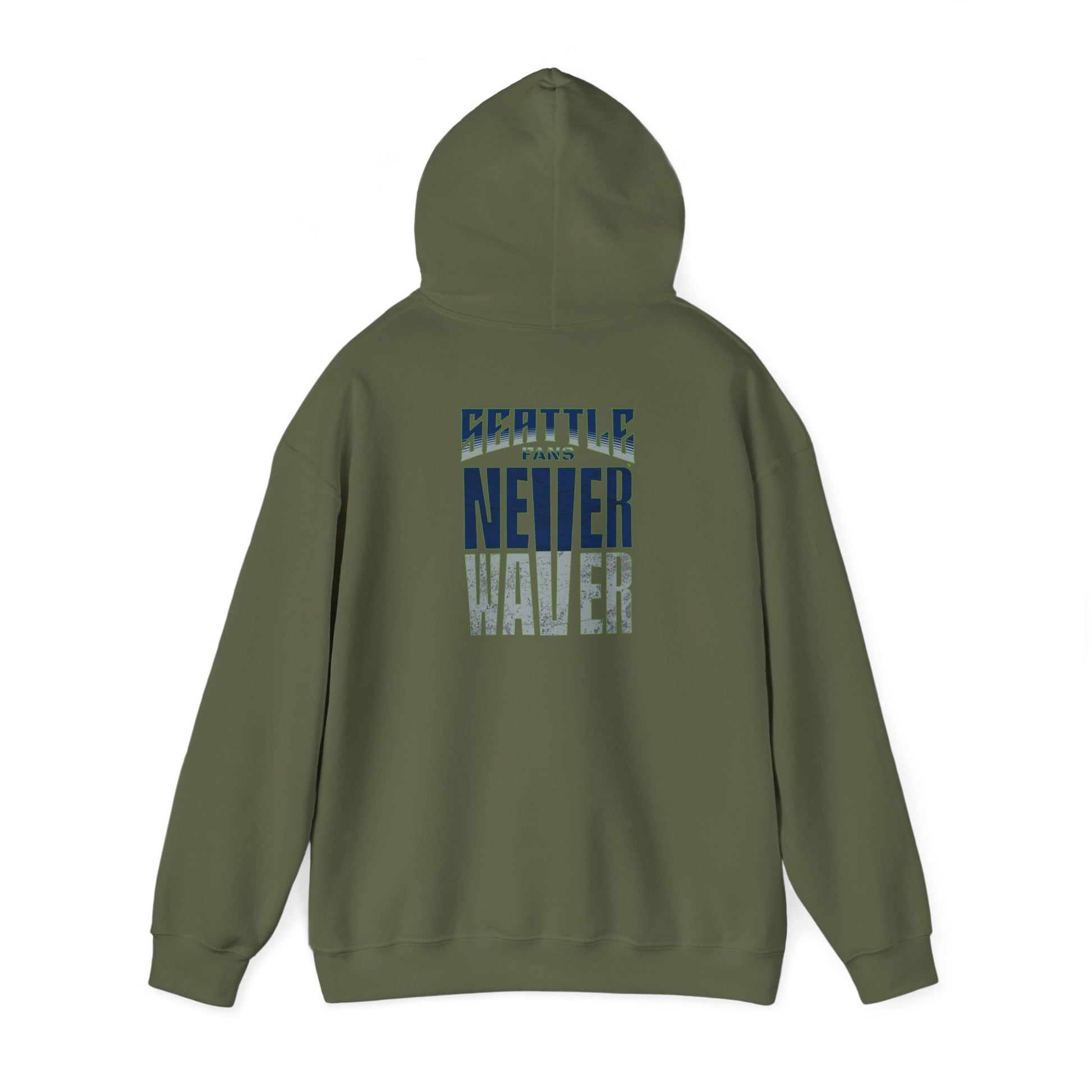 Seattle Fans Never Waver Unisex Heavy Blend™ Hooded Sweatshirt - Never Waver