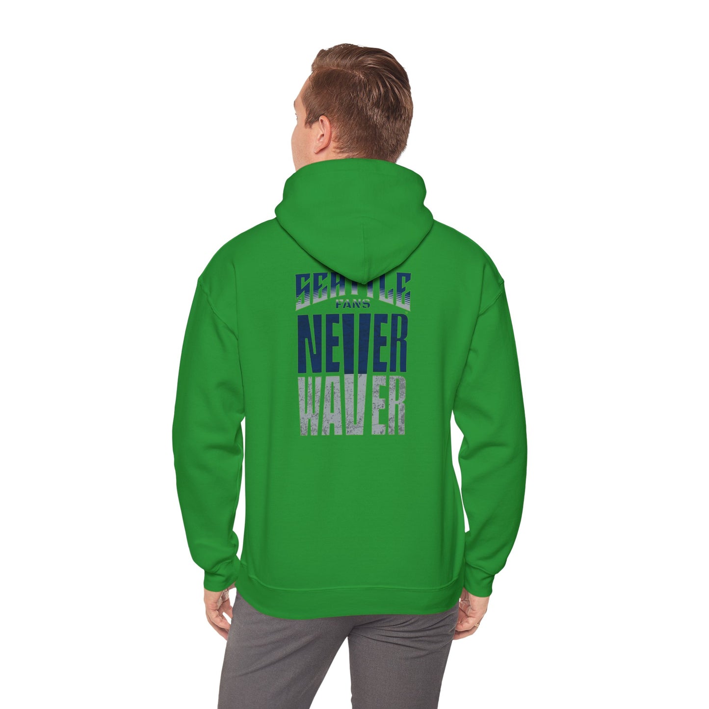 Seattle Fans Never Waver Unisex Heavy Blend™ Hooded Sweatshirt - Never Waver
