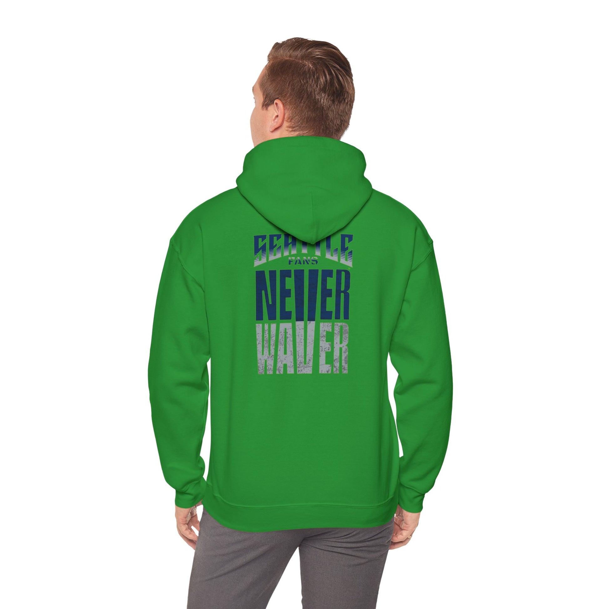 Seattle Fans Never Waver Unisex Heavy Blend™ Hooded Sweatshirt - Never Waver