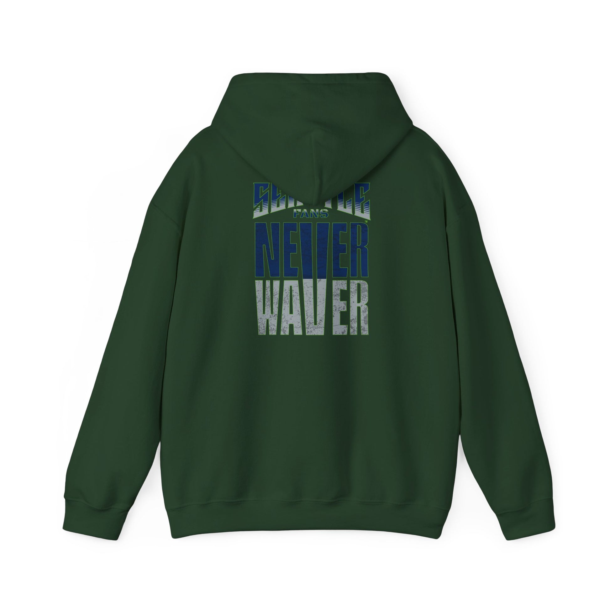 Seattle Fans Never Waver Unisex Heavy Blend™ Hooded Sweatshirt - Never Waver